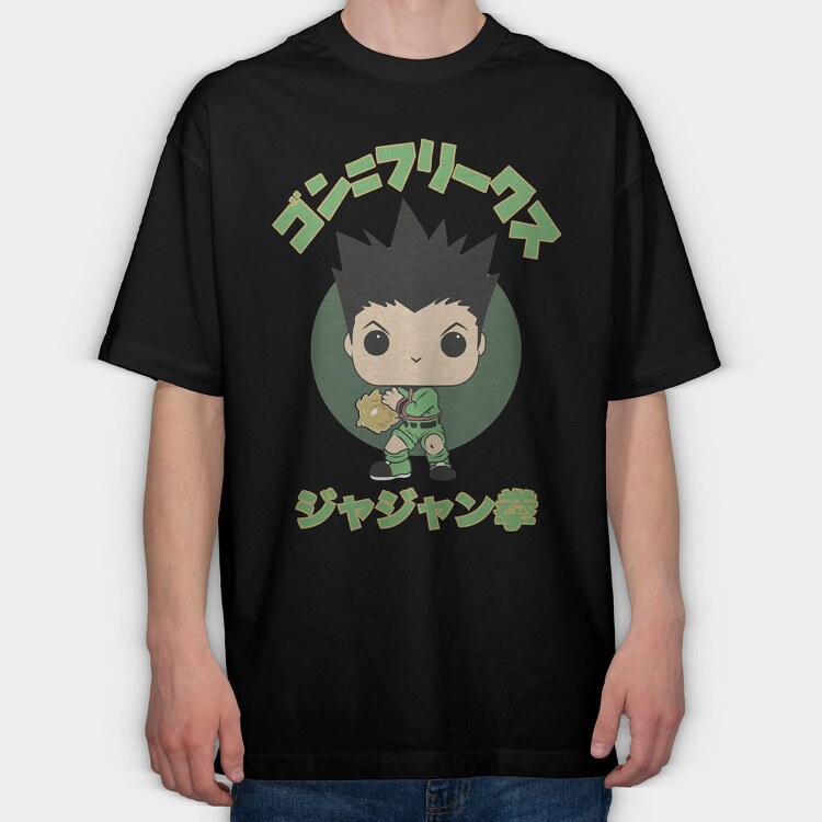 Funko Anime Hunter × Hunter, Tricou Oversize Barbati (Unisex)
