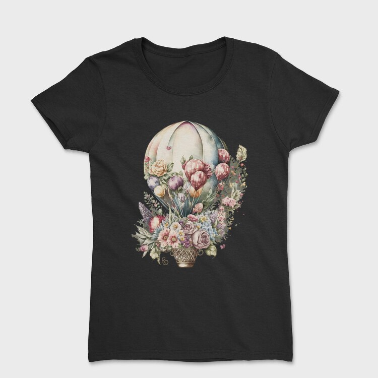 Balloon Floral Fairytale, Tricou Femei
