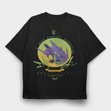 Neon Genesis Evangelion 13, Tricou Oversize Barbati (Unisex)