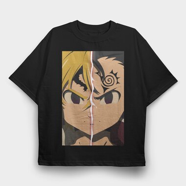 The Seven Deadly Sins 2, Tricou Oversize Barbati (Unisex)