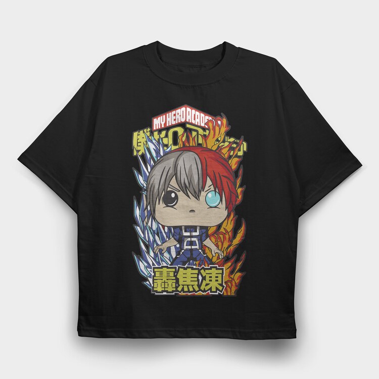 Funko Anime My Hero Academia, Tricou Oversize Barbati (Unisex)