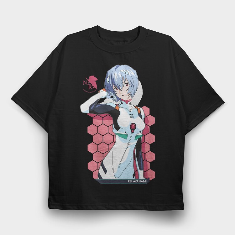 Neon Genesis Evangelion 2, Tricou Oversize Barbati (Unisex)