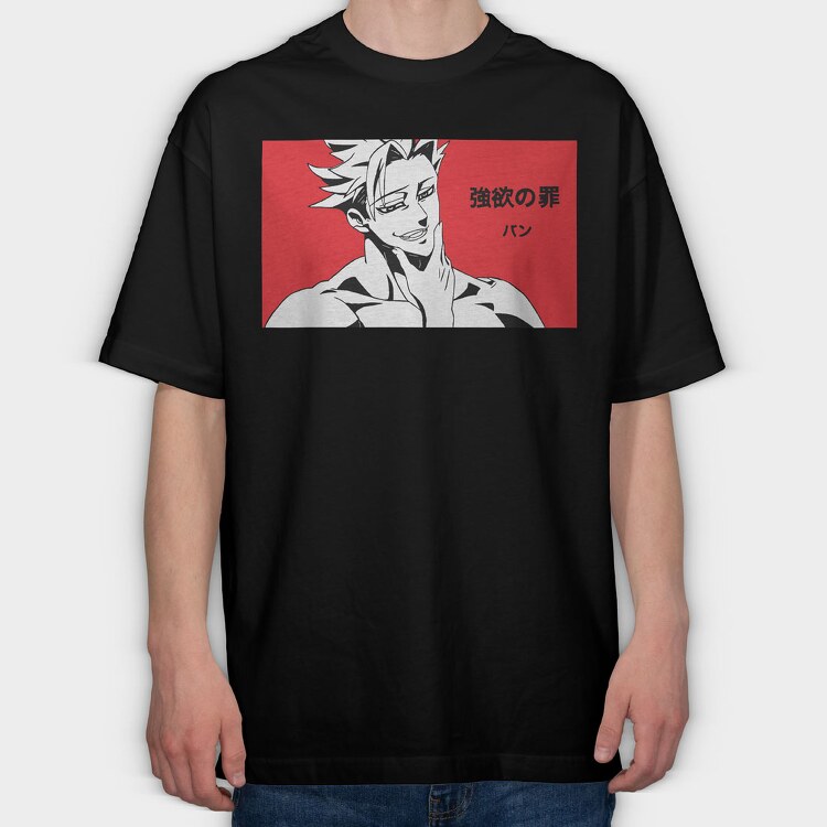 The Seven Deadly Sins 3, Tricou Oversize Barbati (Unisex)