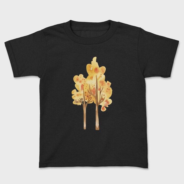 Autumn Leaves Tree, Tricou Copii