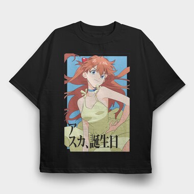 Neon Genesis Evangelion 5, Tricou Oversize Barbati (Unisex)