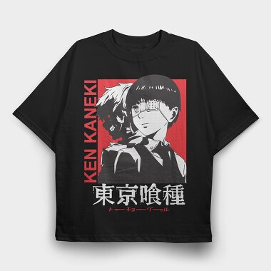 Tokio Ghoul 10, Tricou Oversize Barbati (Unisex)