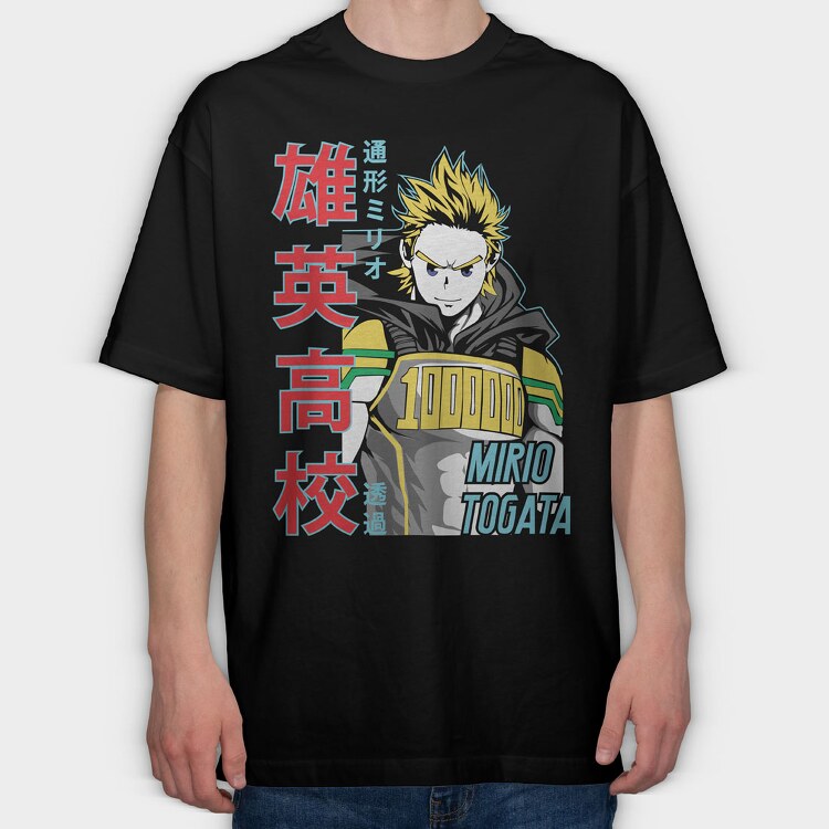 My Hero Academia 2, Tricou Oversize Barbati (Unisex)