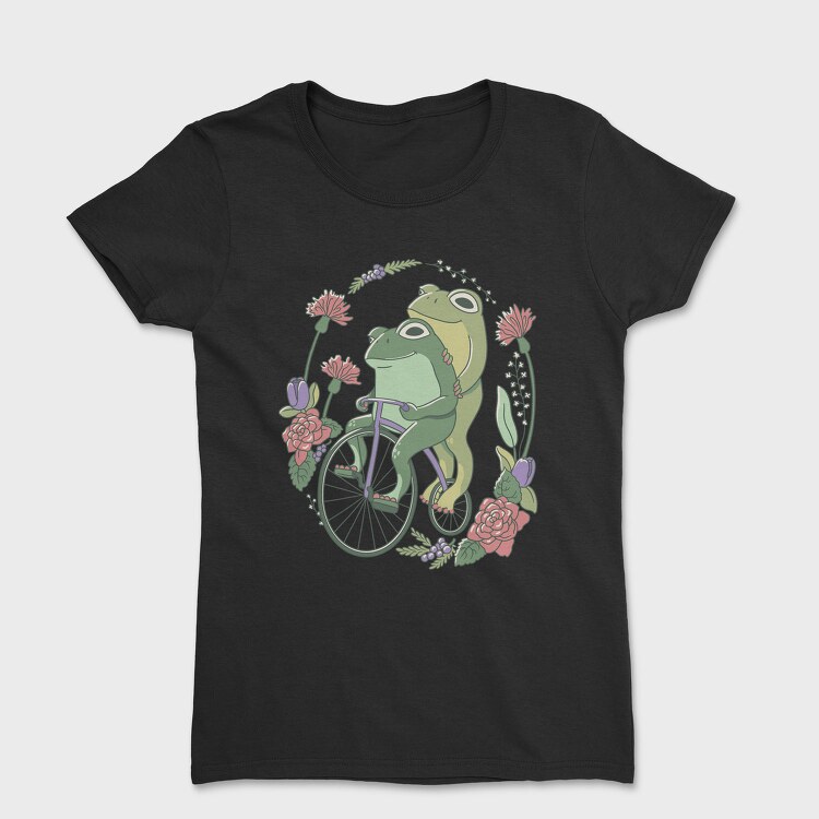 Cottagecore Frogs, Tricou Femei