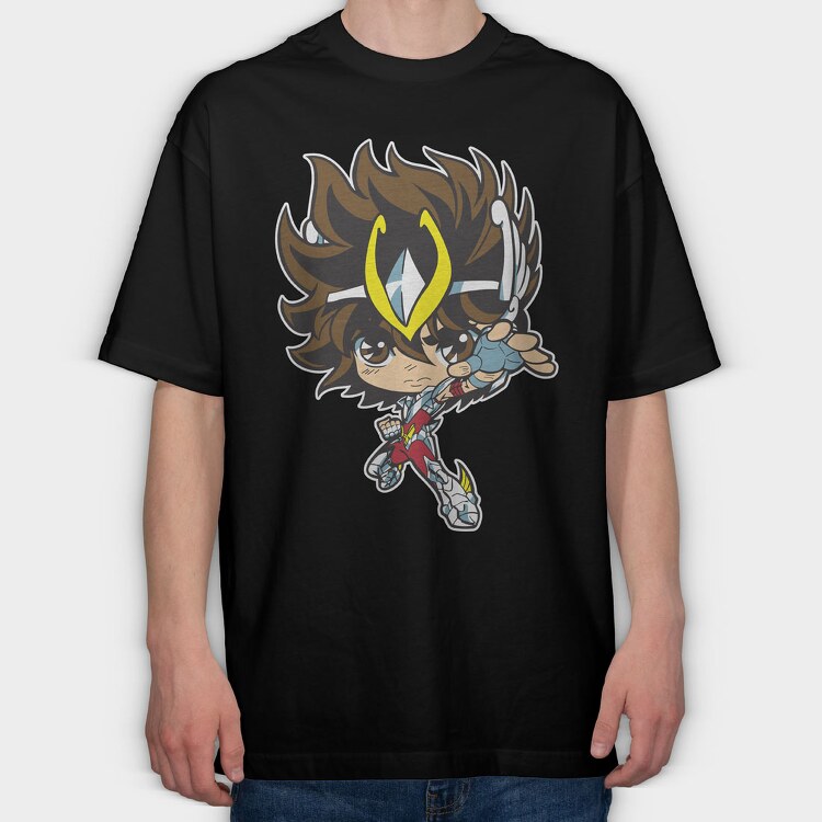 Funko Anime Saint Seiya Knights of the Zodiac, Tricou Oversize Barbati (Unisex)