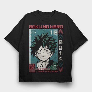My Hero Academia 23, Tricou Oversize Barbati (Unisex)