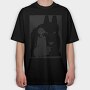 Princess Mononoke, Tricou Oversize Barbati (Unisex)
