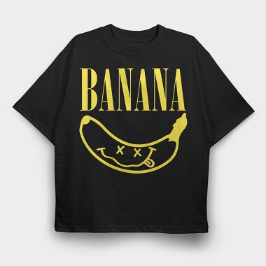Banana Xxx, Tricou Oversize Barbati (Unisex)