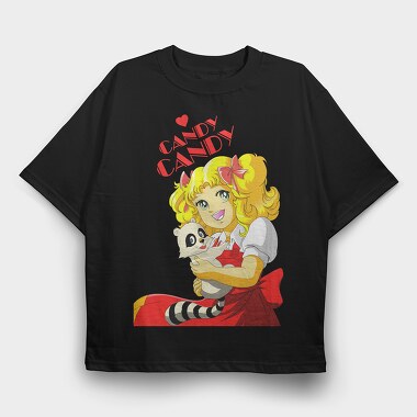 Candy Candy, Tricou Oversize Barbati (Unisex)