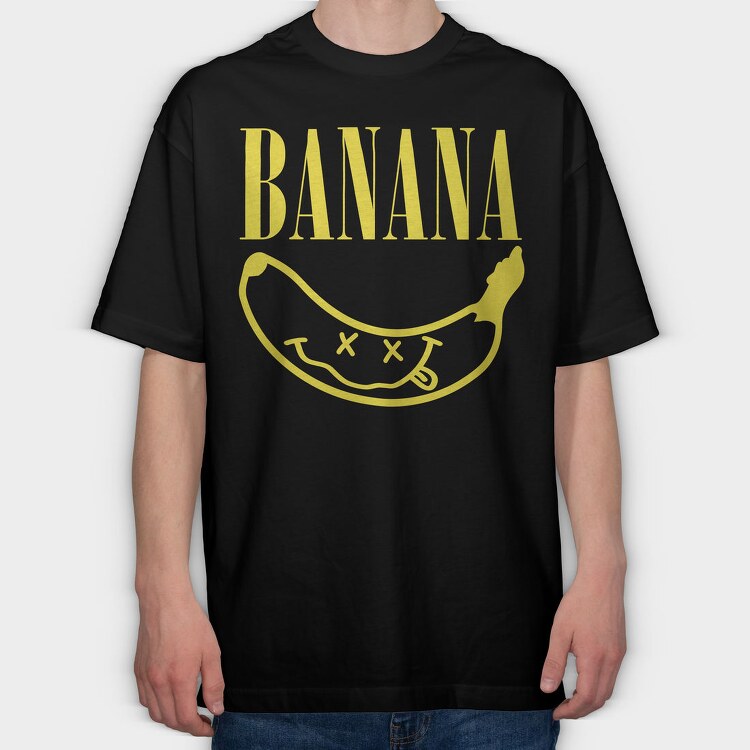 Banana Xxx, Tricou Oversize Barbati (Unisex)