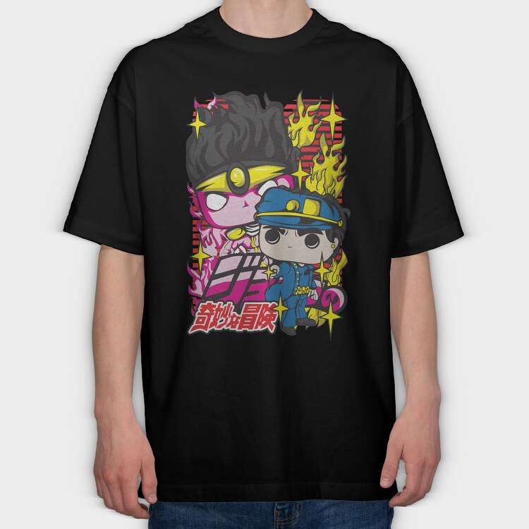 Funko Jojo's Bizarre Adventure, Tricou Oversize Barbati (Unisex)