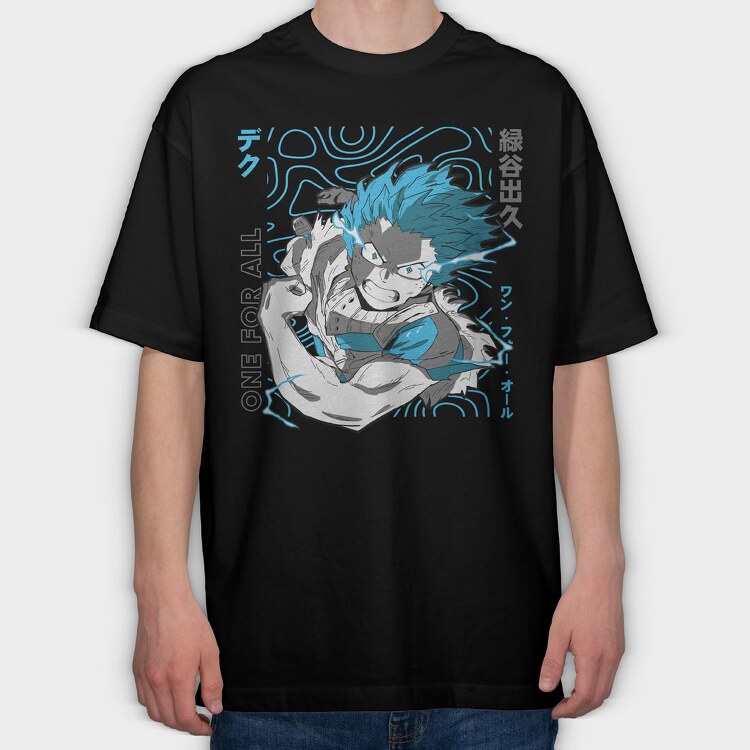 My Hero Academia 30, Tricou Oversize Barbati (Unisex)