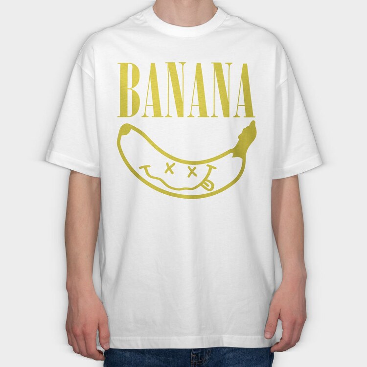 Banana Xxx, Tricou Oversize Barbati (Unisex)