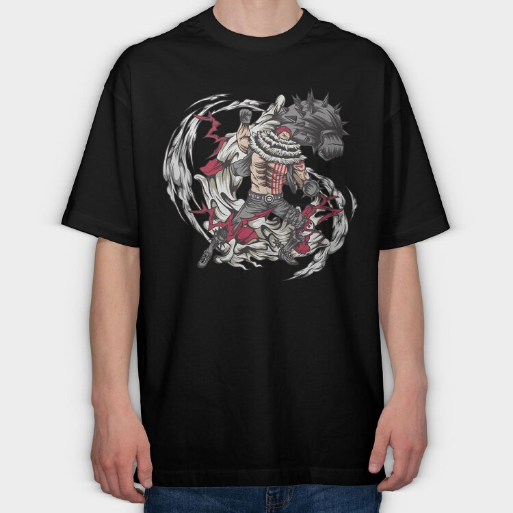 One Piece 104, Tricou Oversize Barbati (Unisex)