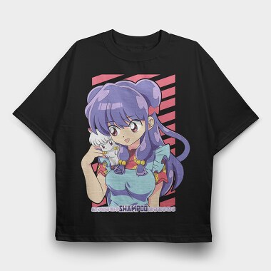 Ranma Shampoo, Tricou Oversize Barbati (Unisex)