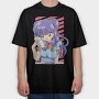 Ranma Shampoo, Tricou Oversize Barbati (Unisex)