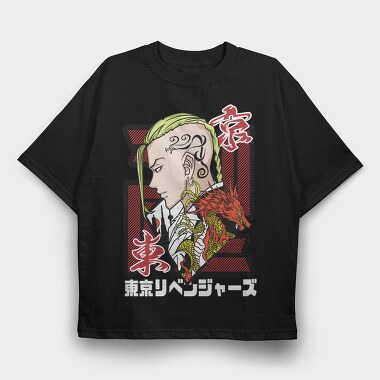 Tokyo Revengers 12, Tricou Oversize Barbati (Unisex)