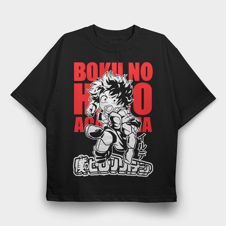 My Hero Academia 4, Tricou Oversize Barbati (Unisex)