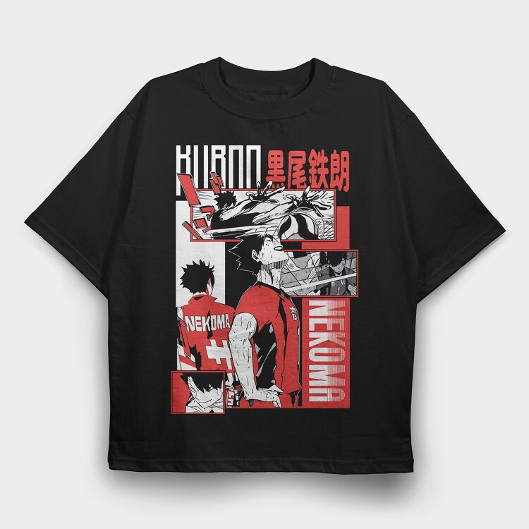 Haikyuu 10, Tricou Oversize Barbati (Unisex)