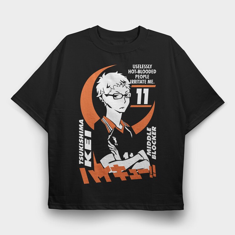Haikyuu 3, Tricou Oversize Barbati (Unisex)