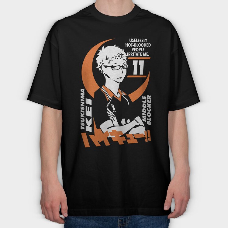 Haikyuu 3, Tricou Oversize Barbati (Unisex)