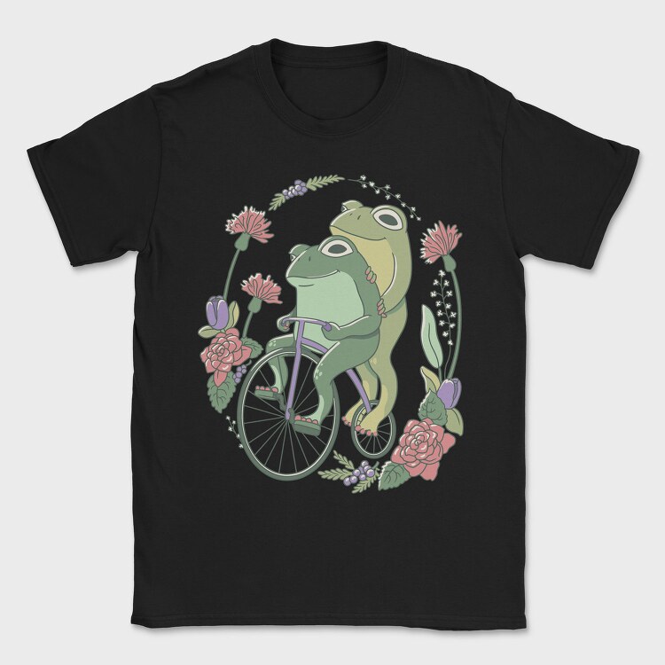 Cottagecore Frogs, Tricou Barbati (Unisex)