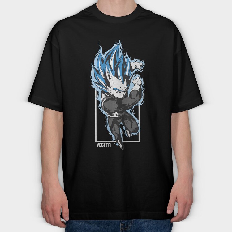 Dragon Ball Z 2, Tricou Oversize Barbati (Unisex)