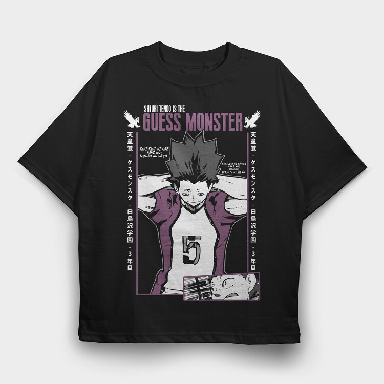 Haikyuu 6, Tricou Oversize Barbati (Unisex)