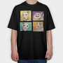 Meme Dogs, Tricou Oversize Barbati (Unisex)