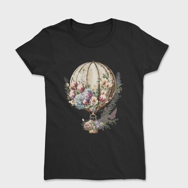 Balloon Floral Flight, Tricou Femei