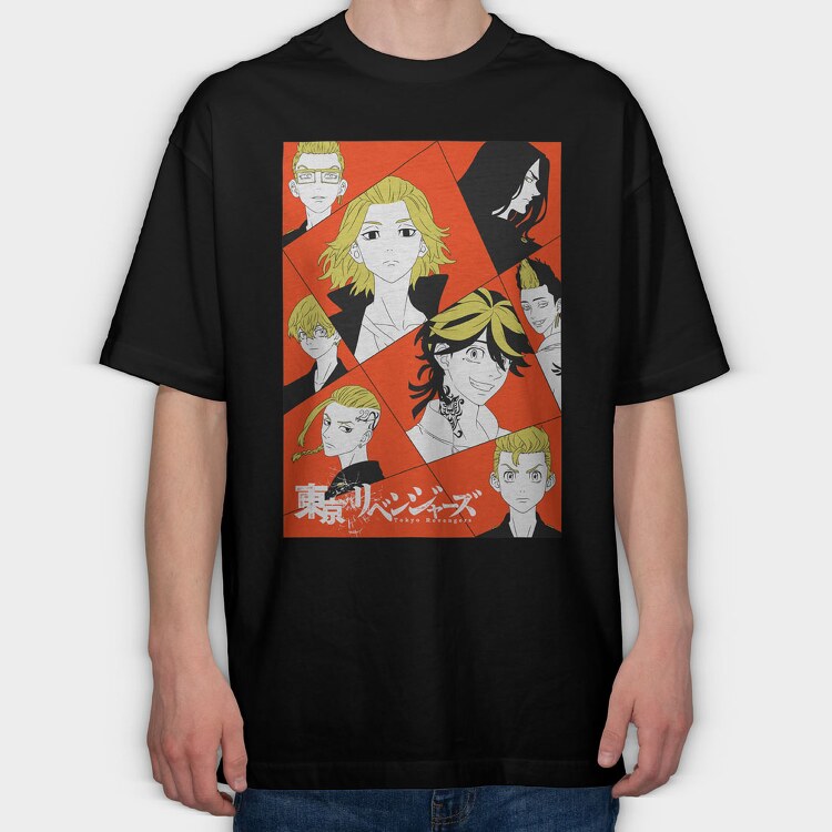 Tokyo Revengers 25, Tricou Oversize Barbati (Unisex)