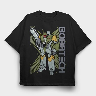 Robotech 2, Tricou Oversize Barbati (Unisex)