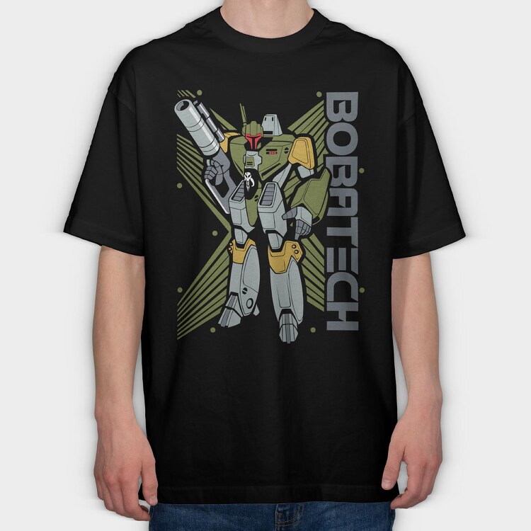 Robotech 2, Tricou Oversize Barbati (Unisex)