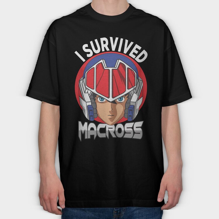 Robotech 3, Tricou Oversize Barbati (Unisex)