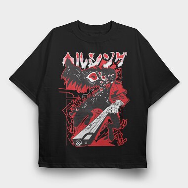 Hellsing 10, Tricou Oversize Barbati (Unisex)