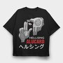 Hellsing 2, Tricou Oversize Barbati (Unisex)