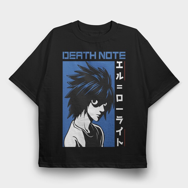 Death Note 1, Tricou Oversize Barbati (Unisex)