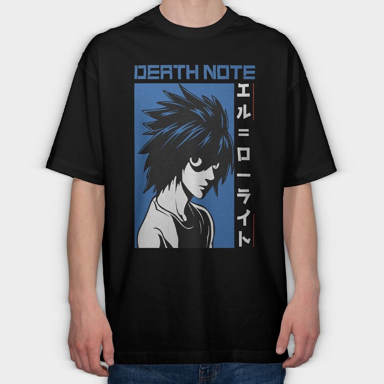 Death Note 1, Tricou Oversize Barbati (Unisex)