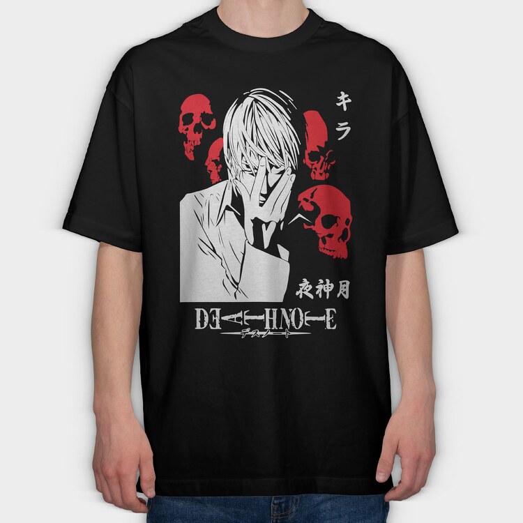 Death Note 2, Tricou Oversize Barbati (Unisex)