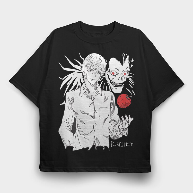 Death Note 3, Tricou Oversize Barbati (Unisex)