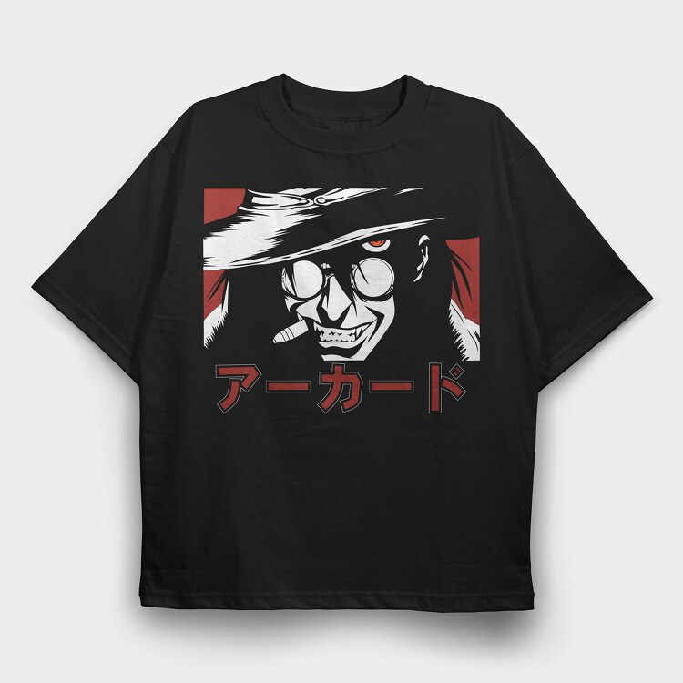 Hellsing 8, Tricou Oversize Barbati (Unisex)