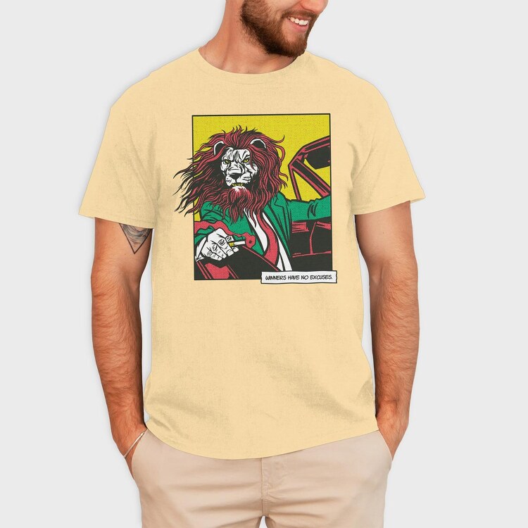 Lion Comics, Tricou Barbati (Unisex)