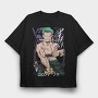 Roronoa Zoro, Tricou Oversize Barbati (Unisex)