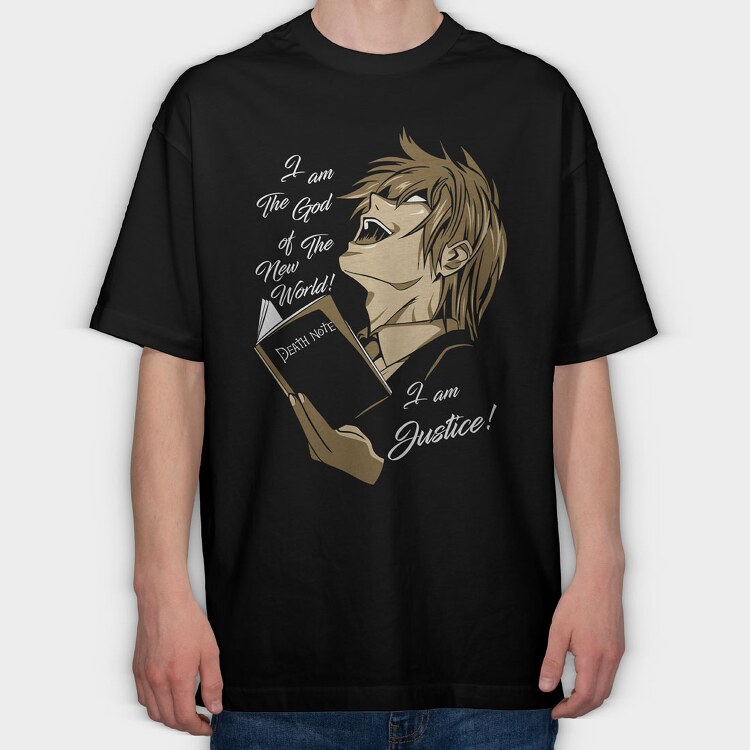 Death Note 6, Tricou Oversize Barbati (Unisex)