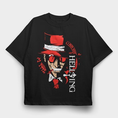 Hellsing Alucard, Tricou Oversize Barbati (Unisex)