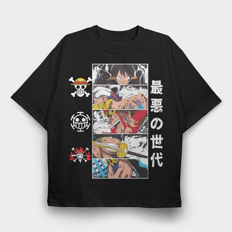 One Piece 133, Tricou Oversize Barbati (Unisex)